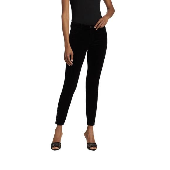 L'AGENCE Denim - NEW L'AGENCE piper velvet jeans in noir